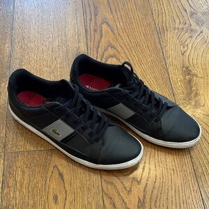 Lacoste Men's Black Sneakers 11.5
